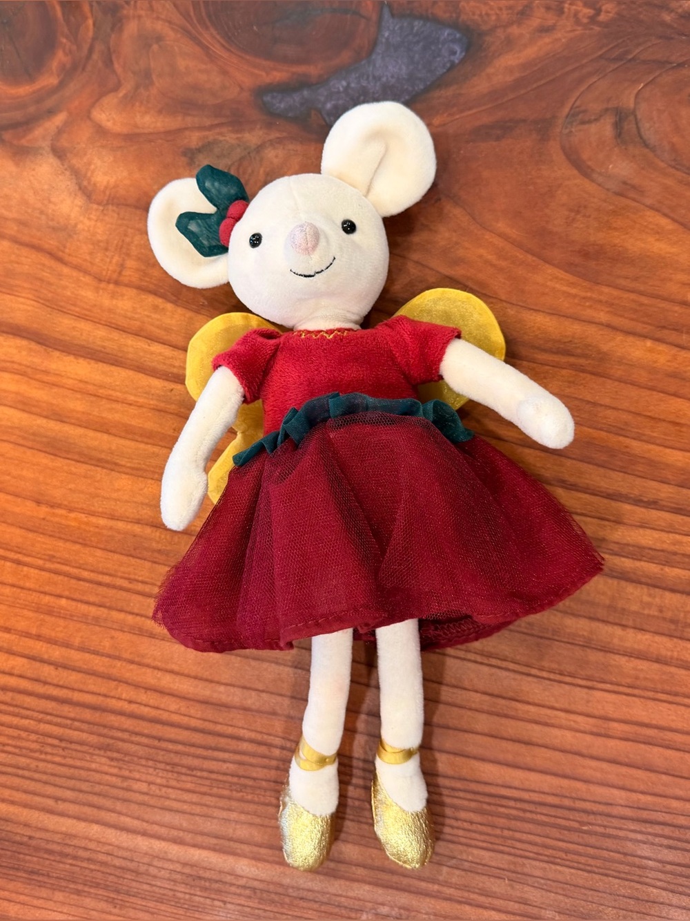 Jellycat Sugar Plum Fairy Mouse 11” Plush Christmas Ballerina Stuffed Animal